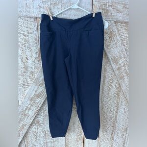 Lady Hagen Navy Golf Pants Stretch Pockets Size Medium